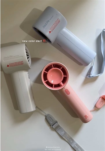 Discover the New Coral Pink Jisulife Handheld Fan