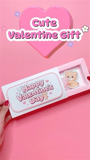 Easy but Cute Valentine Gift Idea 💕 3D Frame DIY Paper Craft #diy #papercraft #valentinesday
