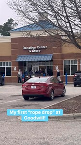 It was too cold to stand in line with everyone else, but #got to experience my first Goodwill “rope drop”! Not sure where the Goodwill sign went… #ropedrop #magicalmoments #goodwill | Show Me Picker