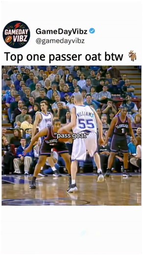 GameDayVibz on Instagram: "Jason Williams, better known as White Chocolate, redefined creativity in basketball and earned his place as one of the greatest passers the NBA has ever seen. This highlight clip showcases his unreal court vision, no-look passes, behind-the-back dimes, elbow passes, and jaw-dropping assists that left defenders frozen and fans in disbelief. Playing with flair, confidence, and pure imagination, Jason Williams turned every possession into entertainment, proving that passi