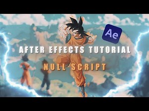 After Effects Tutorial (Auto Null Script) Beginner Tutorial / Edit Faster