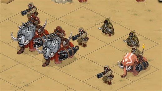 战场争锋 双装甲猛犸(31级±4级)对局记录及阵容参考分享【Battle Nations】