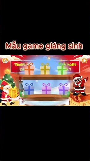 Mẫu slide game giáng sinh