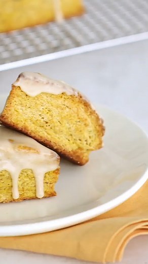 Pumpkin scones are our favorite fall treat and this is the easy recipe we make all season long. A luscious maple glaze is the finishing touch that takes these treats over the top. Get the recipe: bit.ly/3Y382fI | Martha Stewart