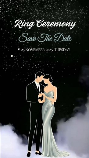 💍 Beautiful Ring Ceremony Video Design | Wedding Animation Template #canvaanimation #canvadesign