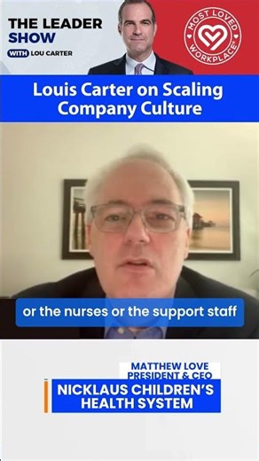 Louis Carter on Scaling Company Culture