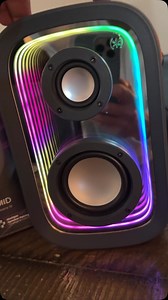 3.4K views · 38 reactions | Checking out the Speck Gemtones Infinity Bluetooth speaker. It’s got 6 different light show settings, up to 24 hours of battery life, comes in three sizes, and you can link multiple speakers together for more sound. Fun design. Starts at $80. (Lights would be in sync with audio but had to replace original audio so I didn’t get a copyright ding) | Rich DeMuro | Facebook