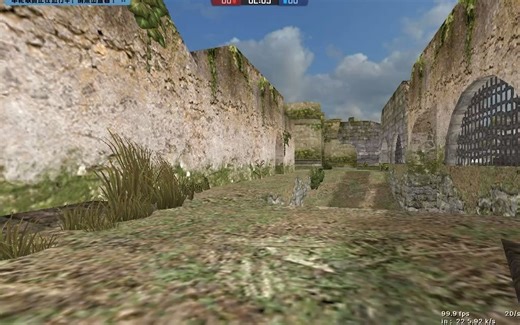 游戏内硬件加速开启与关闭对比，渲染方式的不同可能会导致画面加亮和整体发绿