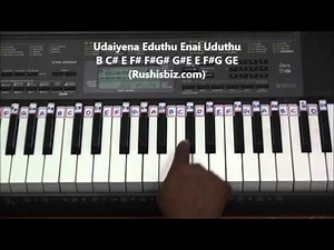Roja Roja (Piano Tutorials) - Kadhalar Dinam | 1200 SONGS/PDF BOOK @399/- 7013658813