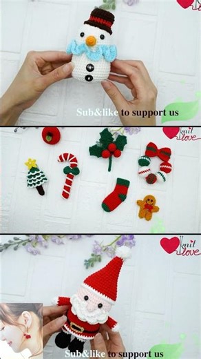 Christmas/DIY/Craft/Homemade/Handmade/How to Knit/How to Crochet/Gift/Lady/Accessory