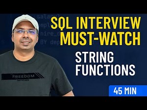 The Only SQL String Functions Video You Need - SUBSTR, CONCAT, TRIM, LENGTH & More!