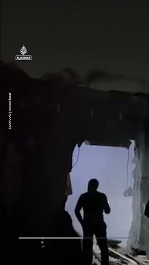 Iranian missile strikes residential area in northern Israel | AJ #shorts