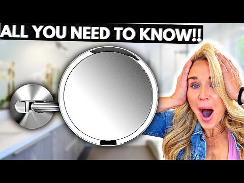 simplehuman ST3003 20cm Wall Mount Hard-Wired Sensor Mirror (Complete Review)