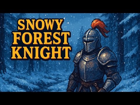 "Snowy Forest Knight ❄️ | Stunning Medieval Fantasy Pixel Art"