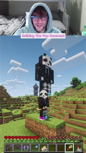 I Built My Skin In Minecraft! #minecraft #build