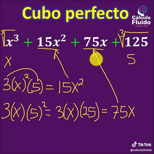 Cubo Perfecto!! 😊 #matefacil #matematyka #matemática #matematika #trigonometry #susiprofe #calculos #algebra