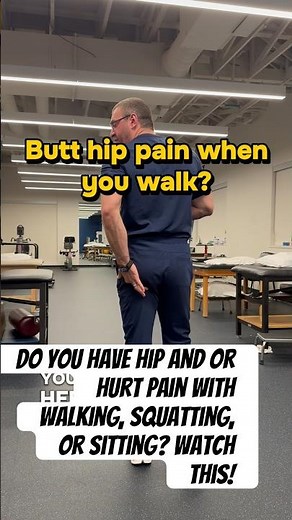 Hip and butt pain with sitting or walking #hippainrelief #hippain #physicaltherapy #walking #pt