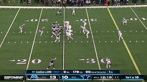 Lamb's 11-yard grab results in franchise record for single-season receiving yards
