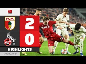 Backheel Puts Augsburg Ahead | FC AUGSBURG - 1. FC KÖLN | Highlights | MD 24 – Bundesliga 25/26