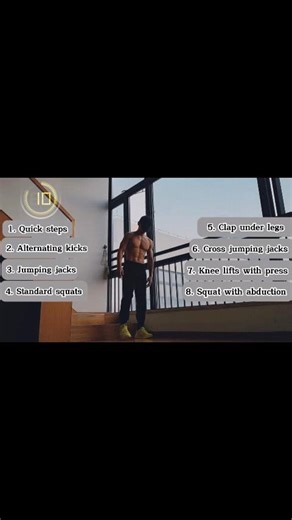 10K views · 182 reactions | Part3: Clap under legs - cross jumping jacks... 6 Sets of High-Intensity Tabata Torch Fat in Just 4 Minutes!  #TabataWorkout #HIIT #FatBurning #QuickFitness #4MinuteChallenge #HomeWorkout #FitLife #HealthyLiving | Exercise Guide | Facebook