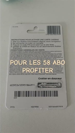 CARTE ROBUX GRATUITE PROFITER