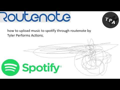 bad rapper shows you how to upload music to Spotify using RouteNote