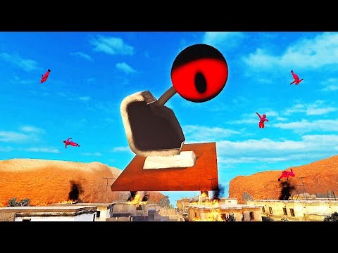 MR FUN COMPUTER PHASE 9 following me in DESERT?! (Garry's Mod)