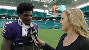 128K views · 3.3K reactions | “This is just one game. We just have to move forward.” QB Lamar Jackson discusses his historic season opener. | Baltimore Ravens | Facebook