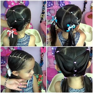 111K views · 817 reactions | Cute pigtail hairstyles that your little ones will love  | MetDaan Creative | Facebook