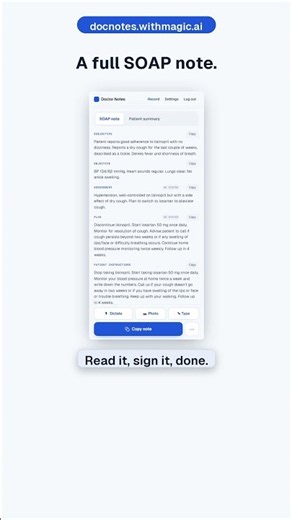 $0 to start AI medical scribe - 3 free SOAP notes, no card