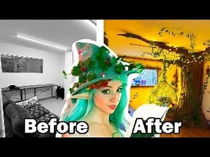 I Built An Overgrown Enchanted Cottage Sewing Room