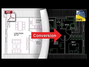 How to Convert PDF TO AutoCAD In 2 Minute || PDF To DWG