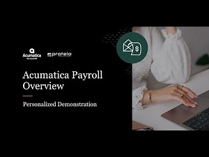 Acumatica Payroll Overview