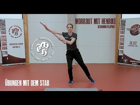 Gesundheitssport - Übungen mit dem Stab
