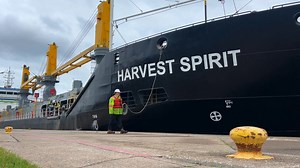 10K views · 219 reactions | Happy Freighter Friday! Happy August 1! We go back to July 17 when the Harvest Spirit entered the MacArthur lock from the west end. It's not a big freighter at just under 500' long, but from this view, it sure does look bigger! Have a great weekend! | I Love Sault Ste. Marie, Michigan | Facebook