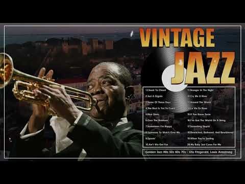 Old Jazz Hit Songs 50s 60s 70s 🎷 Frank Sinatra, Nat King Cole, Louis Armstrong | Vintage Jazz Icons