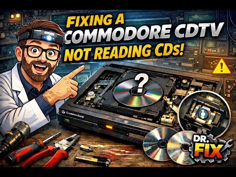 Commodore CDTV Won’t Read CDs? Laser Adjustment & Repair Explained