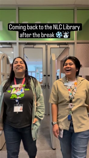 Northeast Lakeview College Library on Instagram: "We are SO back, Nighthawks 😎🤪 We KNOW you missed us and uhhh of COURSE we missed y’all too!!! Fear not, we are BACK IN BUSINESS with EPIC things in store for y’all! 🤩 Come swing by anytime from 8 AM to 5 PM Monday-Friday next week before the semester starts! 💚💙 #welcomeback #nlc #library #turnthelightsoff #jonhamm"