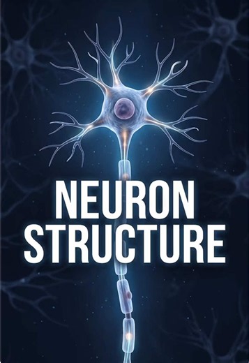 Neuron Structure Explained in 30 Seconds 🧬 | Biology Shorts 🧠 Learn the structure of a neuron in a simple and easy way! Understand the cell body, dendrites, axon, myelin sheath, and axon terminals and how they are arranged. 🎯 Perfect for Class 9 & 10 Biology, FSC, MDCAT, and quick exam revision. 📚 Follow Iqra Science Academy for more Biology Shorts, diagrams, MCQs, and concept-based learning! #Neuron #NeuronStructure #NervousSystem #BiologyShorts #Class9Biology