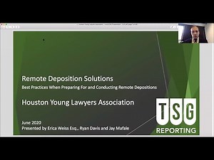 Remote Deposition Solutions CLE