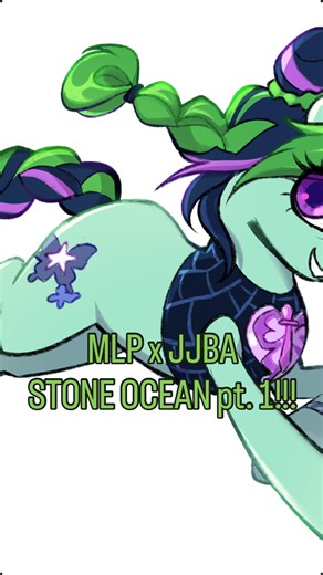 Katherine 🌱 on Instagram: "Omg part 6 of the #MLP x #JJBA crossover….i had such a fun time with these sillies i hope u guys enjoy!!! #fanart #reel #fyp"