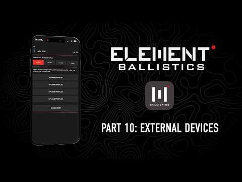 Connecting to External Bluetooth Devices | Element Ballistics App Tutorial, Part 10