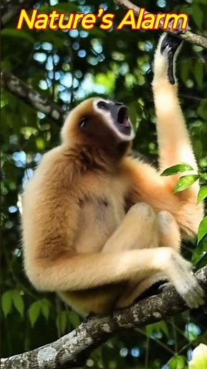 Rare Hoolock Gibbon Calling in the Forest. 🐒. Wildlife of Assam.