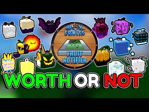 Is it worth TRADING or GETTING the FRUIT NOTIFIER in Blox Fruits?🔎🤔