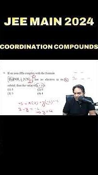 If an iron (III) complex with the formula [ Fe (NH₃)x (CN)y ]⁻ has no electron in its eg orbital,