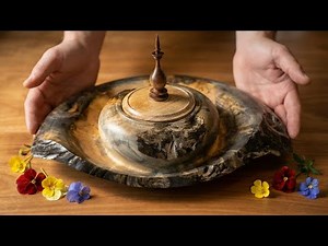 The master woodturner showed me this genius hidden technique. You can make it yourself too!