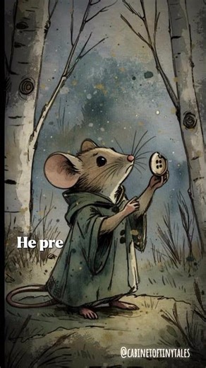 Tiny Tale: A Watercolor Mouse Story | The Lost Button | Cozy Gothic Forest Short