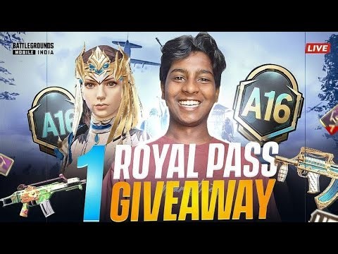 BGMI Live Royal Pass Giveaway | Free 1v1 Custom Rooms | POLICE FORCE GAMING