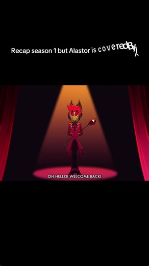 HA HA HA COVER season 1 recap #fyp #alastor #hazbinhotel #song #cover