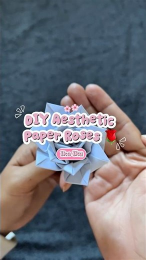 DIY Aesthetic Paper Roses 🌹 | Easy Step-by-Step Tutorial